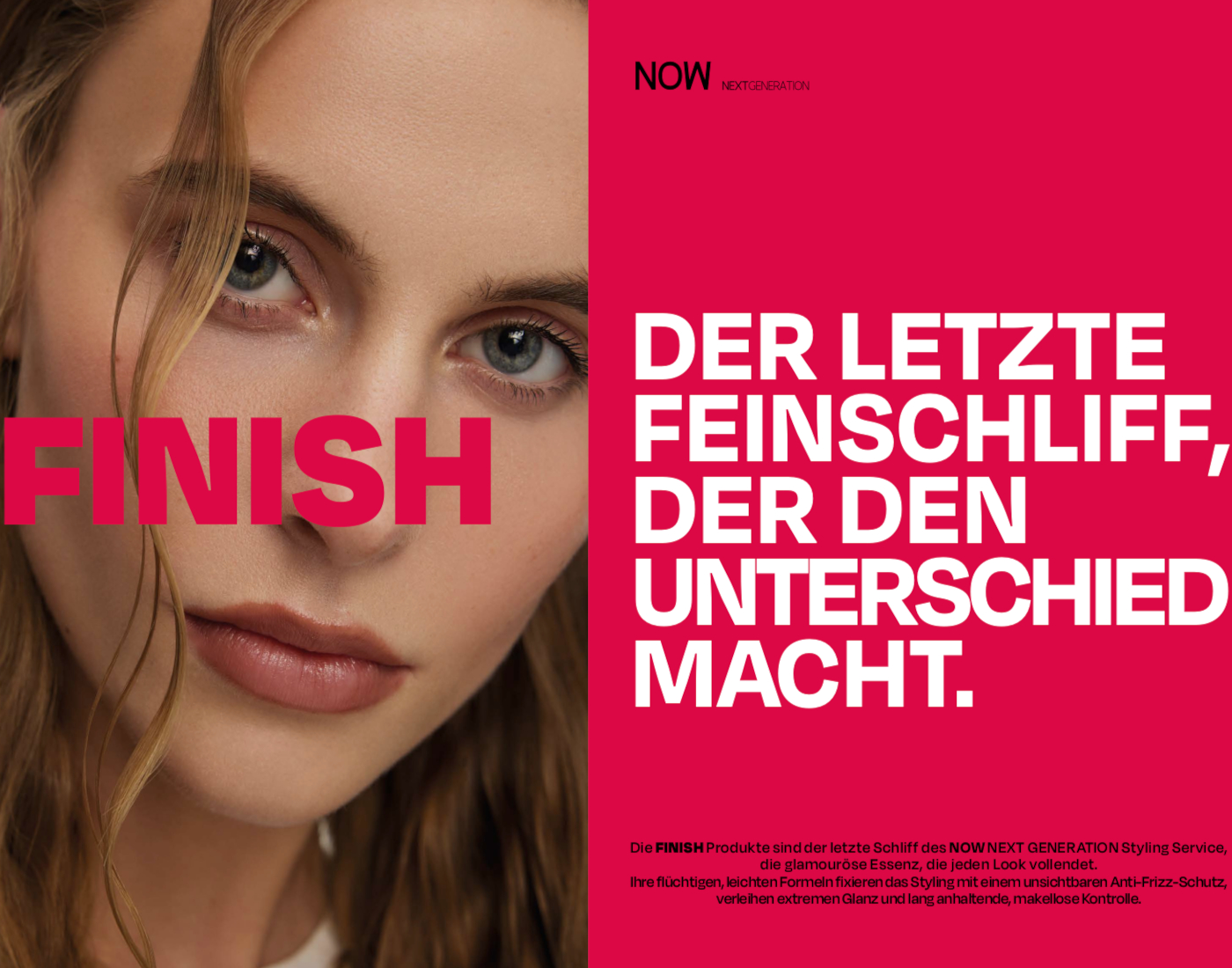 NOW Next Generation Finish – Perfekter Halt & Glanz für jedes Styling