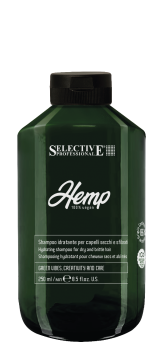 Selective Professional Hemp Feuchtigkeitsspendendes Shampoom it Hanfsamenöl-Extrakt: Tiefenreinigung für hydratisiertes, geschmeidiges Haar