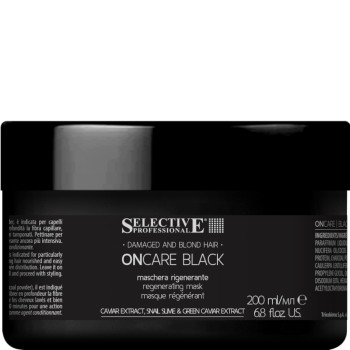 Selective Professional ONCARE Black regenerierende Maske 200ml | Intensive Aufbaupflege