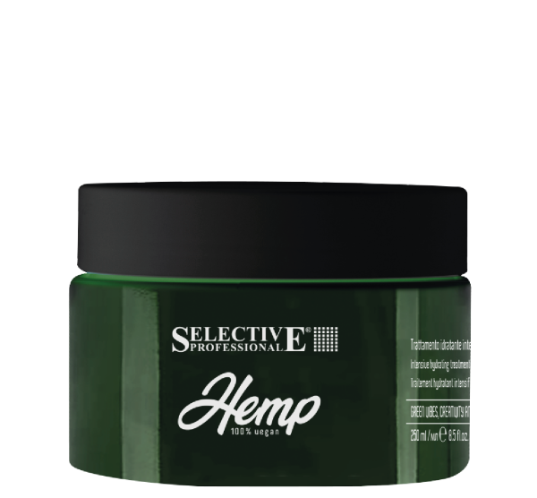 Intensive Feuchtigkeitspflege für trockenes und sprödes Haar: Intensivmaske mit Hanfsamenöl-Extrakt