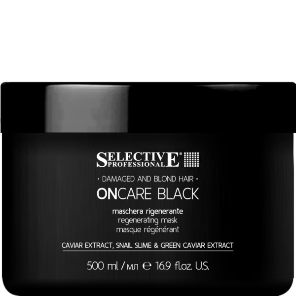 Selective Professional ONCARE Black Maske 500ml – Tiefenpflege für geschädigtes Haar