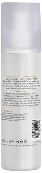 Swiss O-Par Repair Keratin – Pflege mit Keratin, 200ml hinten