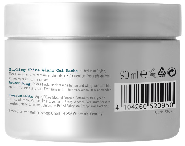 Swiss O-Par ProfiLine Glanz Gelwachs 90ml – Styling & Intensiver Glanz hinten