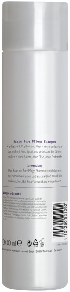 Swiss O-Par ProfiLine Basic Shampoo Pure Pflege 300ml - Sulfatfrei hinten