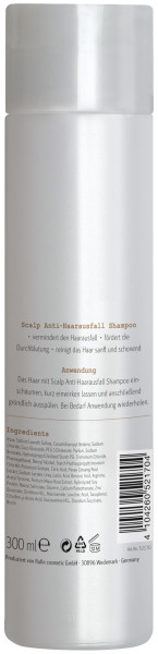 Swiss O-Par PROFILINE Kopfhaut Scalp Shampoo Anti-Haarausfall – Rückseite