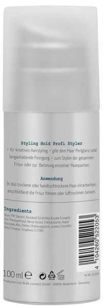 Swiss O-Par ProfiLine Halt Profi Styler 100ml – Perfekter Halt & Perlglanz hinten