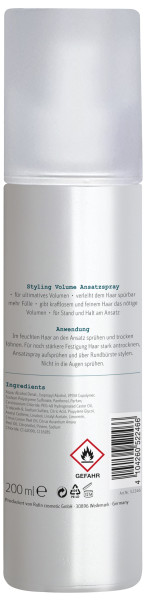 wiss O-Par ProfiLine Volumen Ansatzspray 200ml – Ansatzvolumen & Halt hinten