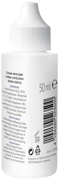 Swiss O-Par ProfiLine Creme-Entwickler für Wimpernfarbe 50ml hinten